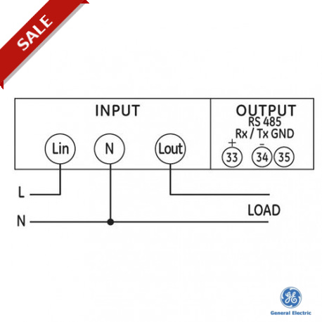 MT+D1485632MMID 665253 GENERAL ELECTRIC kWh Digitales Monofásico 2 Mod MT+D1485 63 2M MID