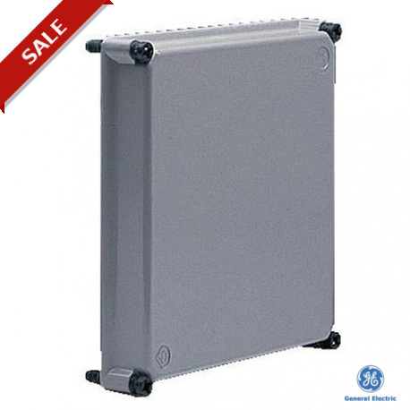 856031 GENERAL ELECTRIC APO 61 polyester cover 600x300x45 opaque grey cover with fixing screws
