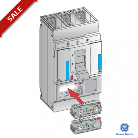 FGH46VA400LLF 434983 GENERAL ELECTRIC FGH 400 Breaker Icu 80 кА / 415VAC 690VAC Ue 4P 4trips 400A Датчик SMR2