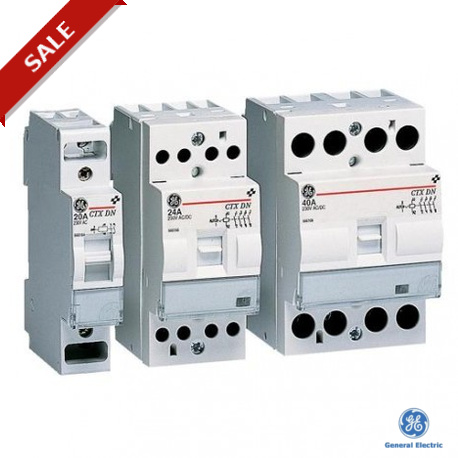 CTXDN4030230U 666168 GENERAL ELECTRIC Contactor DIA/NOCHE 230V 40A. 3NA