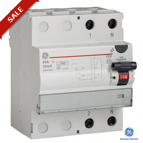 FPB 2 25/500 565360 GENERAL ELECTRIC Interruptor diferencial FP B 2P 25A 500mA