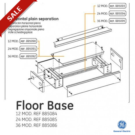 885093 GENERAL ELECTRIC QuiXtra 630 Câble de fixation de base 12 Mod