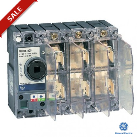 730821 GENERAL ELECTRIC Interruptor-seccionador-fusível Fulos 000 NF 22 x 58 125A 3P