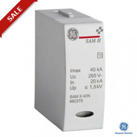 SAM II 20N 660299 GENERAL ELECTRIC SurgeGuard Parafoudres débrochable. Module de remplacement Classe II Ima..