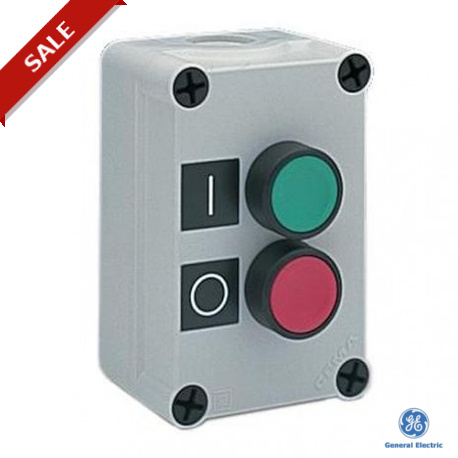 P9EPA02Y01 189016 GENERAL ELECTRIC Push-button stations, Equiped versions in thermoplastic six units, Flush ..