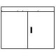 843128 GENERAL ELECTRIC EH3 / F 2 комплект форма шкаф с плоской поверхностью 875x1115x320