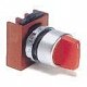 P9MSMZ0R 184201 GENERAL ELECTRIC Pulsadores P9. Selector 3 posiciones metalico cromado mate. Rojo
