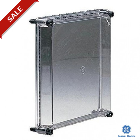 851196 GENERAL ELECTRIC APO 1 polycarbonate cover 185x150x45 transp. cover with fixing screws