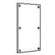 842002 GENERAL ELECTRIC Mounting plate pertinax with fixing bolts 200x395x5
