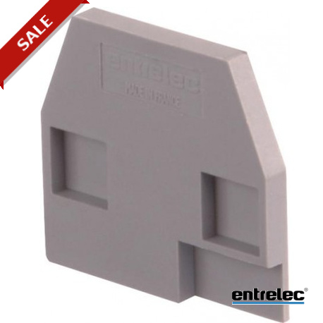 FEM S6 GRIS 1SNA113885R0100 ENTRELEC Placa de cierre FEMS6-GRIS