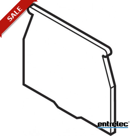 61P 1SNA114991R0400 ENTRELEC FEE61P End Sezioni Grigio