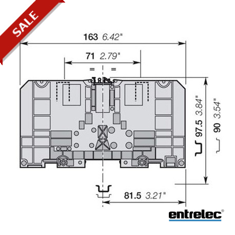 M120/35 1SNA115250R0100 ENTRELEC / 35 Morsetti di M120