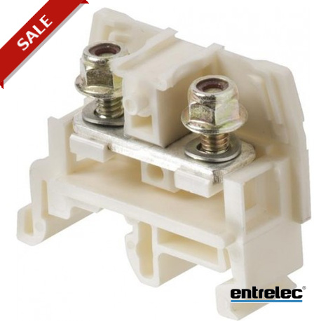 1SNA115262R2100 ENTRELEC Borna de espárrago M6/12.FF.1 blanca