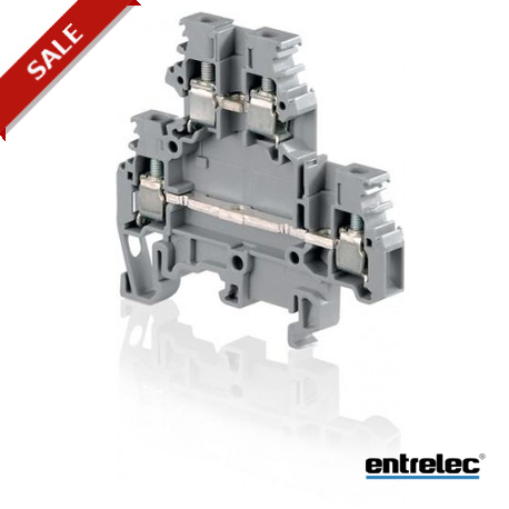 1SNA115322R1500 ENTRELEC M4 / 6.D2.2 vite Morsettiere serraggio A due piani Grigio
