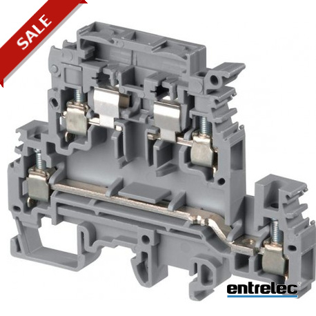 1SNA115647R2300 ENTRELEC Borna doble piso portafusib. M4/8.D2.SFD