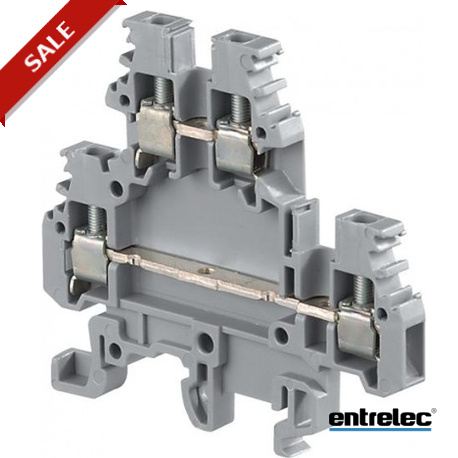 1SNA125490R1500 ENTRELEC MA2.5 / 5.D2.N Blocs de jonction vissés Double pont Bleu