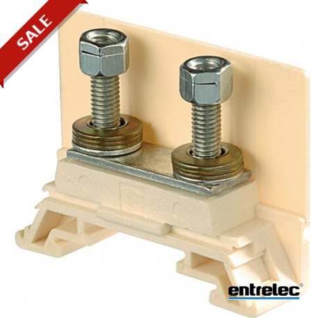 1SNA162979R0700 ENTRELEC HD16 / 14.FF5.20 morsettiere Stud 2 perni M5 Beige