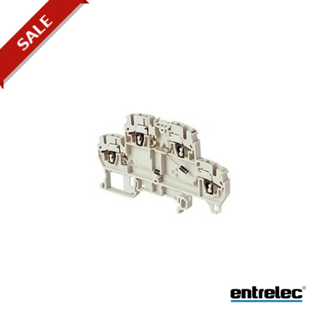 D2.5/5.DE2.D2.L 1SNA290188R0400 ENTRELEC D2.5 / 5.DE2.D2.L molla Morsettiere titolare dei componenti Grigio