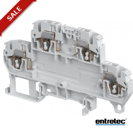 D2.5/5.DE.L 1SNA290191R2700 ENTRELEC D2.5 / 5.DE.L molla Morsettiere titolare dei componenti Grigio