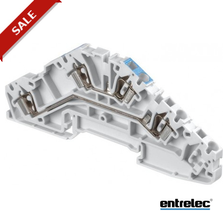 D2.5/5.NL.L 1SNA290330R1500 ENTRELEC D2.5 / 5.NL.L molla Morsettiere Installazione Grey. Blu