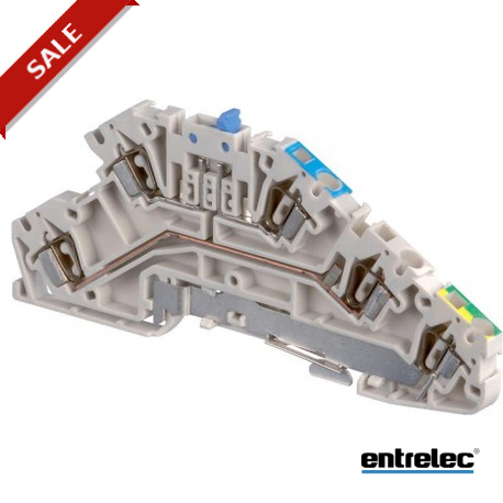 D2.5/5.A.NTLP.L 1SNA290336R0700 ENTRELEC D2.5 / 5.A.NTLP.L molla Morsettiere Installazione Grigio