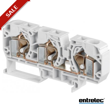 1SNA290428R0400 ENTRELEC D16 / 12.3L morsetti a molla passante con 3 connessioni Grigio