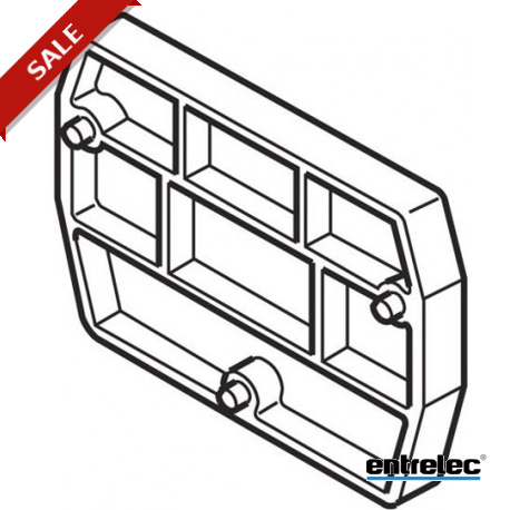 1SNA291311R2300 ENTRELEC FED2.L Separator Endabschnitt Grau