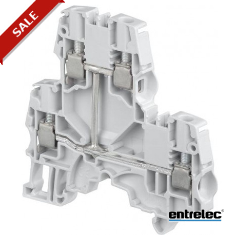 ZS6-D1 1SNK506211R0000 ENTRELEC ZS6-D1 Screw Clamp Terminal Block Double Deck Grey