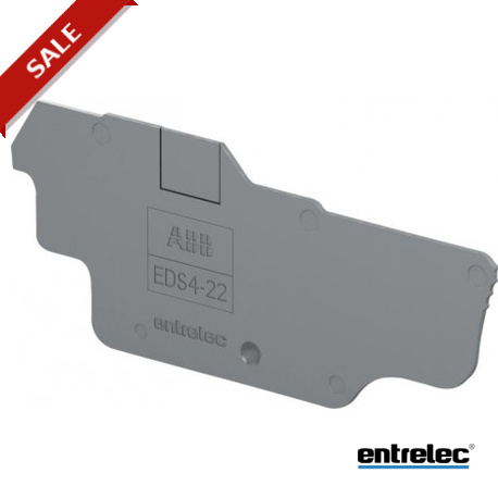 1SNK805911R0000 ENTRELEC Sezione EDS4-22 End Grigio Scuro
