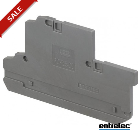 EDP2.5-D2 1SNK805960R0000 ENTRELEC EDP2.5-D2 End Sezioni grigio scuro