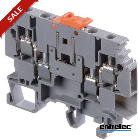 M4/6SNBT.4A.1 1SNA105143R2100 ENTRELEC M4/6.SNBT.4A Screw Clamp Terminal Blocks Disconnect with blade with t..