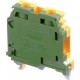 M10/10.P 1SNA165115R1000 ENTRELEC M10/10.P Screw Clamp Terminal Blocks Ground Green-Yellow