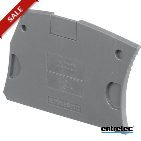 1SNK505910R0000 ENTRELEC Sezione ES4 End Grigio Scuro