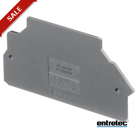 1SNK508960R0000 ENTRELEC ES4-SF End Section Grigio Scuro