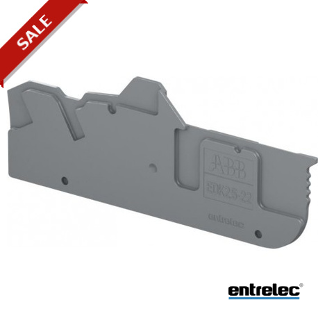 1SNK805910R0000 ENTRELEC Sezione EDK2.5-22 End Grigio Scuro