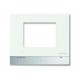 6136/15-500 NIESSEN Marco para Control Panel, cristal blanco