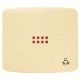 2CLA820440A1001 8204.4 BM NIESSEN 8.204,4 BM Coperchio pulsante w / luce SYM e indic spingere.