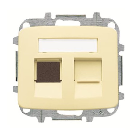 2CLA821820A1001 8218.2 BM NIESSEN presa doppia dati 8.218,2 targa BM di copertura