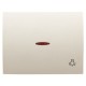 2CLA840440A1001 8404.4 BL NIESSEN 8.404,4 BL Coperchio pulsante w / luce SYM e indic spingere.