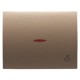 2CLA840440A1101 8404.4 CS NIESSEN 8.404,4 CS Coperchio pulsante w / luce SYM e indic spingere.