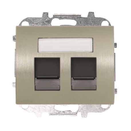 2CLA841820A1201 8418.2 AL NIESSEN TAPA 2 CONECTORES RJ45 CP
