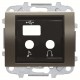 2CLA846830A1501 8468.3 AP NIESSEN 8.468,3 AP Copertina I / O + modulo BT USB + 2M