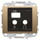 2CLA846830A1701 8468.3 AR NIESSEN 8468,3 AR-Abdeckung I / O + USB + BT-Modul 2M