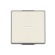 2CLA850140A1101 8501.4 BL NIESSEN Tecla interruptor bip. c/visor BL