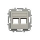 2CLA851820A1401 8518.2 AI NIESSEN 8.518,2 AI copertina 2 collegare w / shutter