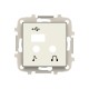 2CLA856830A1101 8568.3 BL NIESSEN Tapa módulo entradas/salidas y USB BL