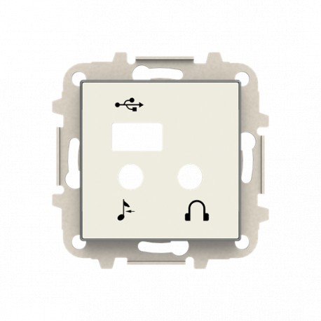 2CLA856830A1101 8568.3 BL NIESSEN 8.568,3 BL copertura pl I / O + modulo USB