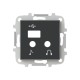 2CLA856830A1501 8568.3 NS NIESSEN Tapa módulo entradas/salidas y USB NS
