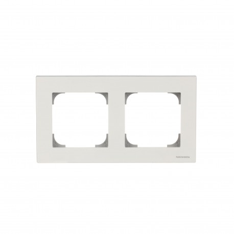 2CLA857200A1101 8572 BL NIESSEN 8572 BL Coperchio telaio 2 banda