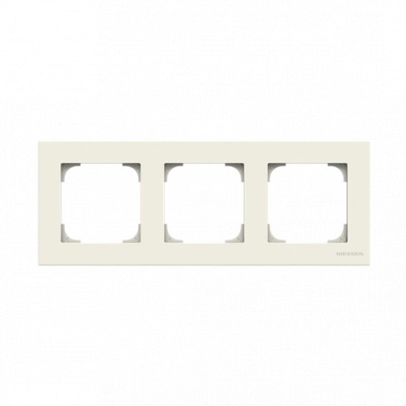 2CLA857310A1101 8573.1 BL NIESSEN 8573.1 BL Abdeckrahmen 3-fach Grund